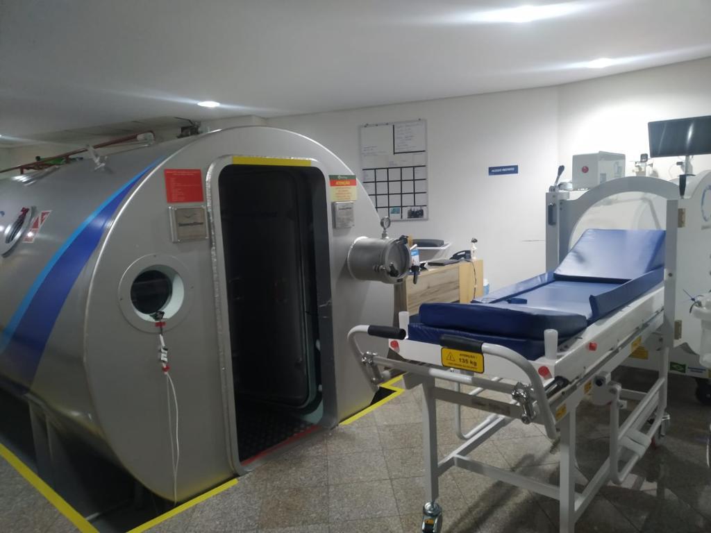 Pilar Hospital recebe câmara hiperbárica monoplace