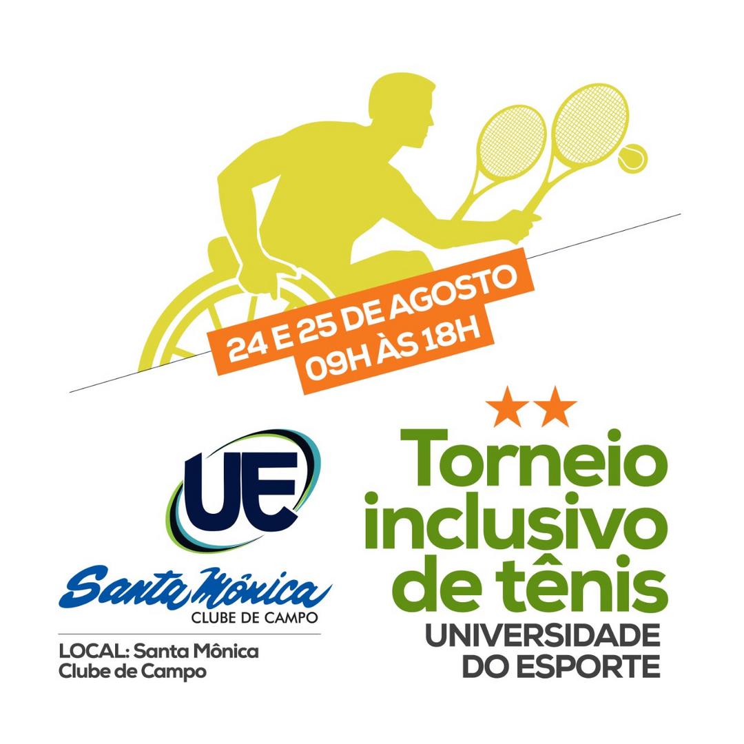 Santa Mônica recebe Torneio Inclusivo de Tênis