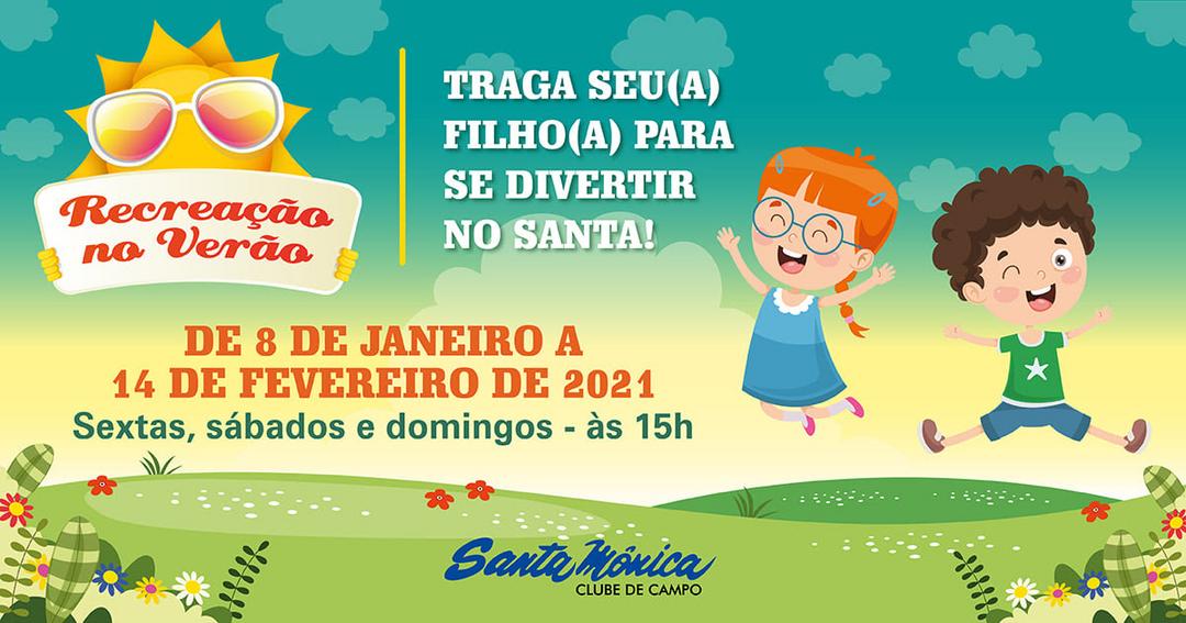 Santa Mônica promove em janeiro Recreação ao ar livre para crianças