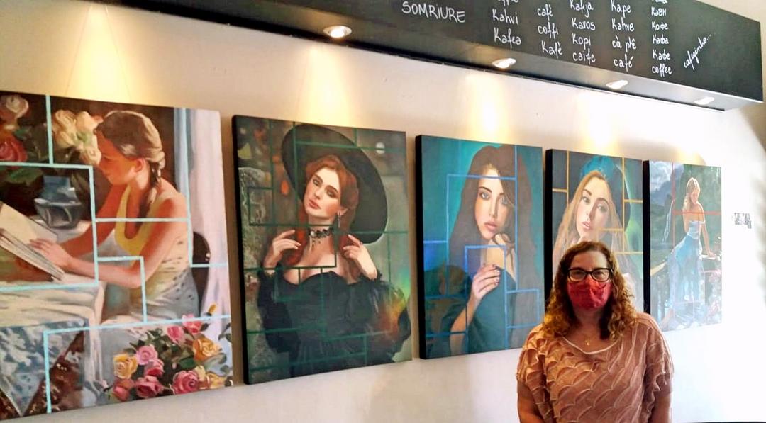 La Rauxa Café recebe a exposição “Mulíebre” de Bia Ferreira