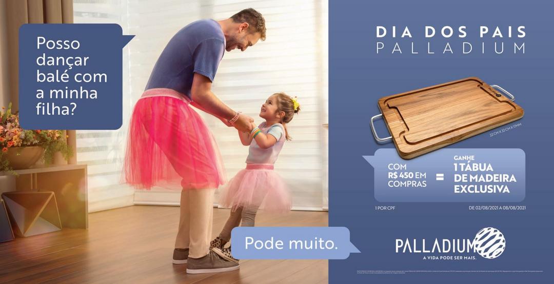 Palladium Curitiba inicia a campanha ‘Compre e Ganhe’ para o Dia dos Pais