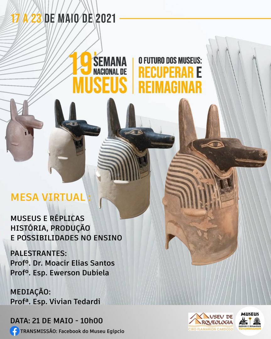 Evento on-line do Museu Egípcio & Rosacruz Tutankhamon apresenta a história das réplicas
