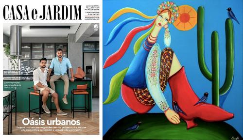 Revista CASA e JARDIM, celebra o Abaporu com obra do artista curitibano Eloir Jr.
