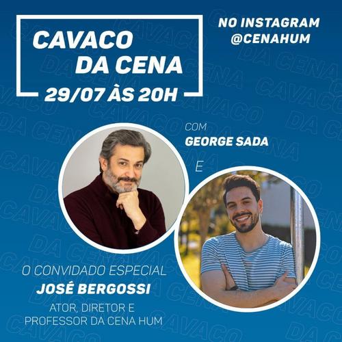Cavaco da Cena ganha nova edição às quintas-feiras e conversa com José Bergossi