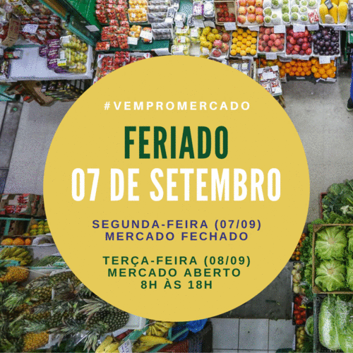 Confira o horário de atendimento do Mercado Municipal de Curitiba para os feriados de 7 e 8 de setembro