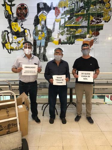 Mercado Municipal de Curitiba faz doação de mil máscaras para Hospital de Clínicas